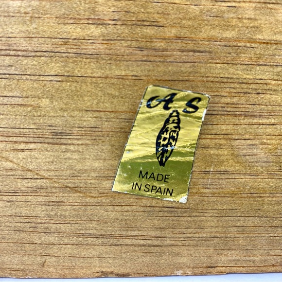 Vintage shell art picture, flowers, floral purple white, mother of pearl, Spain - Picture 11 of 13